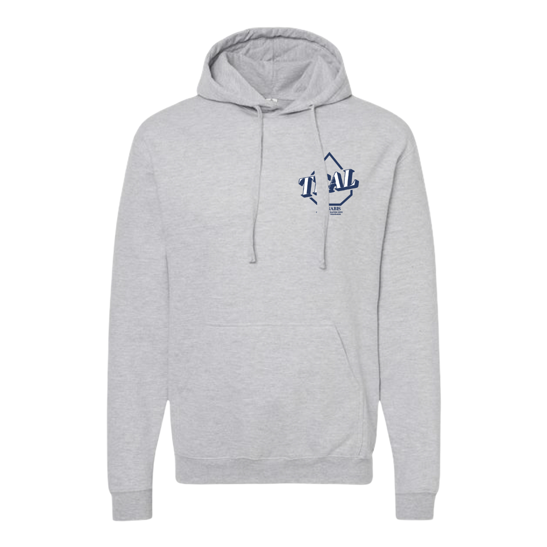 Fresh Grey Teal Hoodie